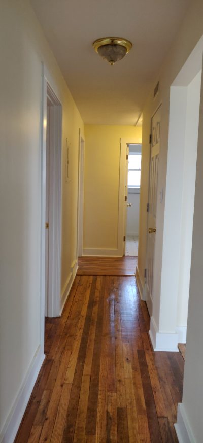 Hallway leading to the bedrooms